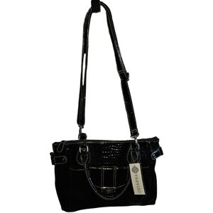 NWT Treviso Croc-Like Embossed Printed Shoulder/Crossbody Purse